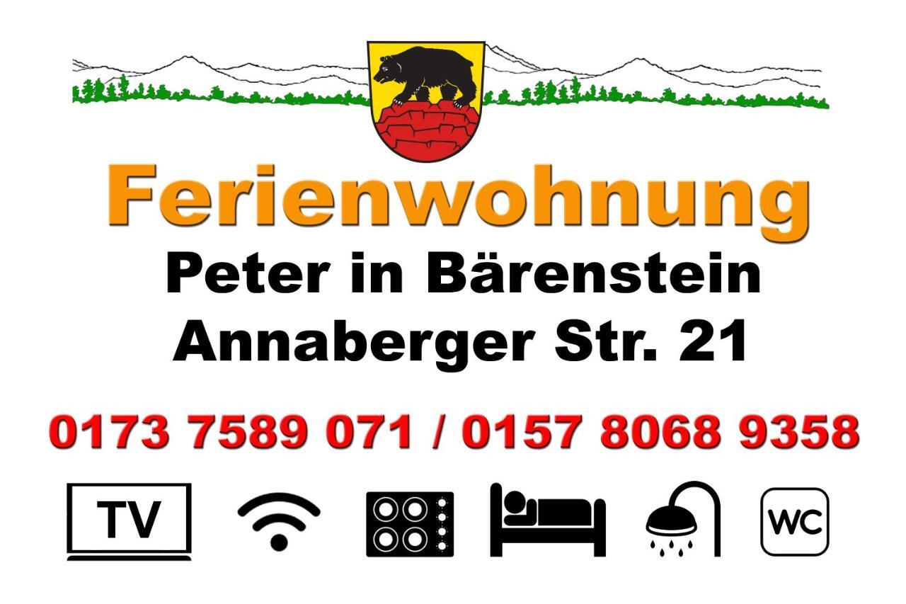 Kleine Fewo Peter In Baerenstein Exteriör bild